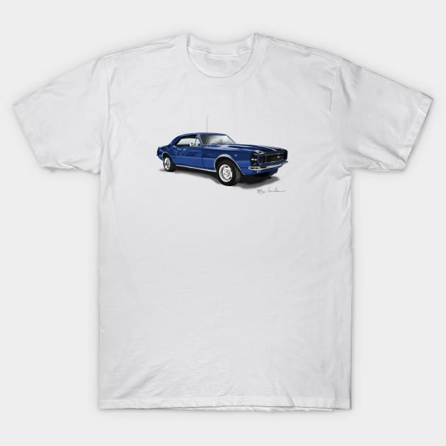 Chevy Camaro T-Shirt by elzafoucheartist